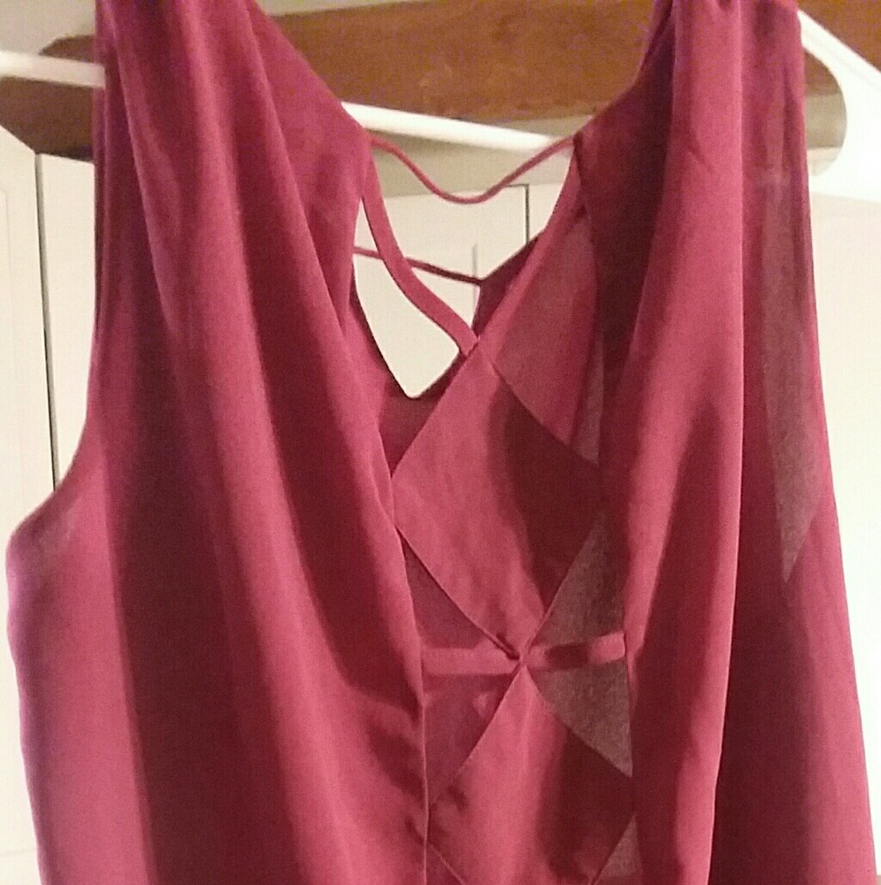 Magenta tank top